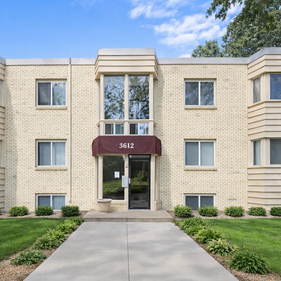 the image shows a building with the number 3612 on it.