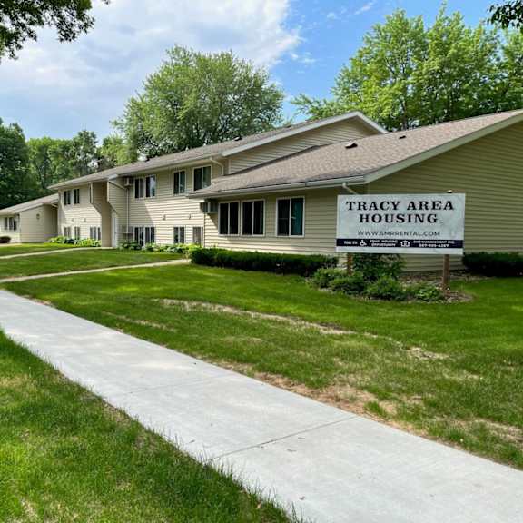 a housing development named tracy area housing is shown.