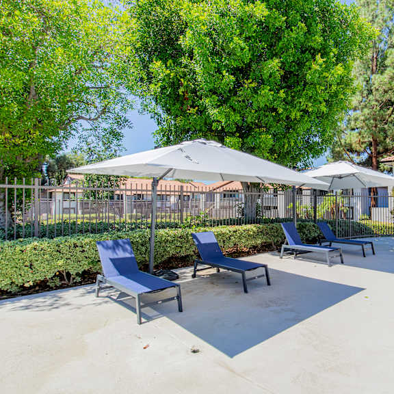 beautiful landscaped courtyard at whispering winds apartments riverside banbury apartments community