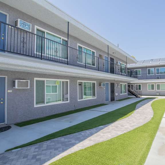 our apartments have a spacious walkway and balconies for residents to enjoy