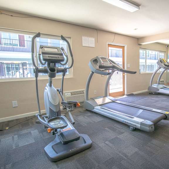 van nuys ca apartments cardio equipment in the fitness room at the village