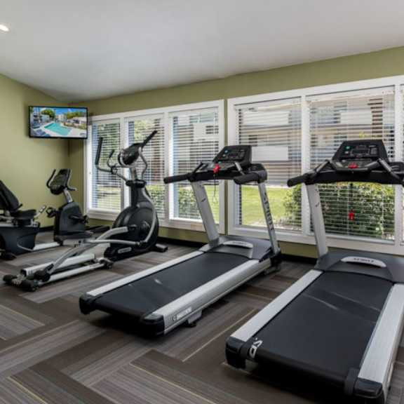 gym at sofia apartments, tempe, az