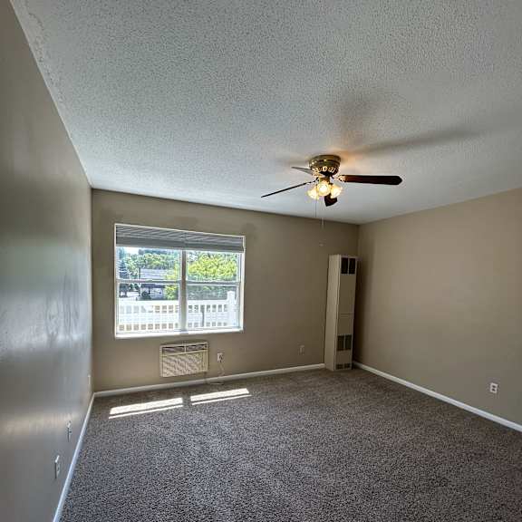 a wall-mounted light fixture with a long arm and a round head.