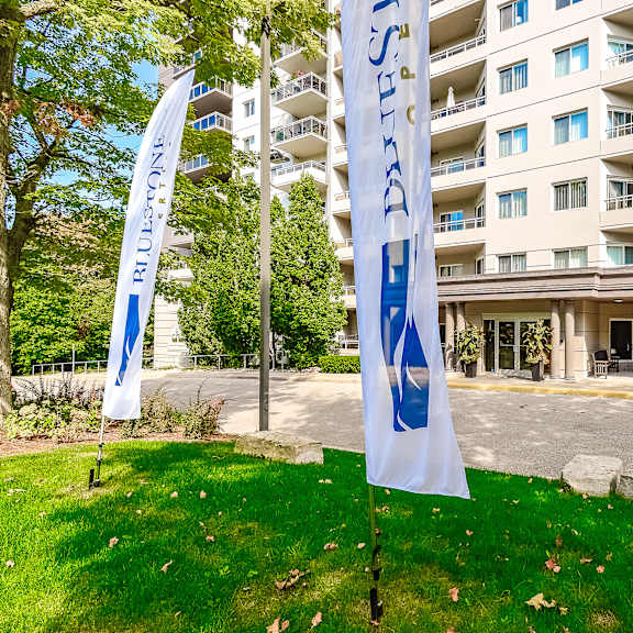 the facade or entrance of residence inn downtown