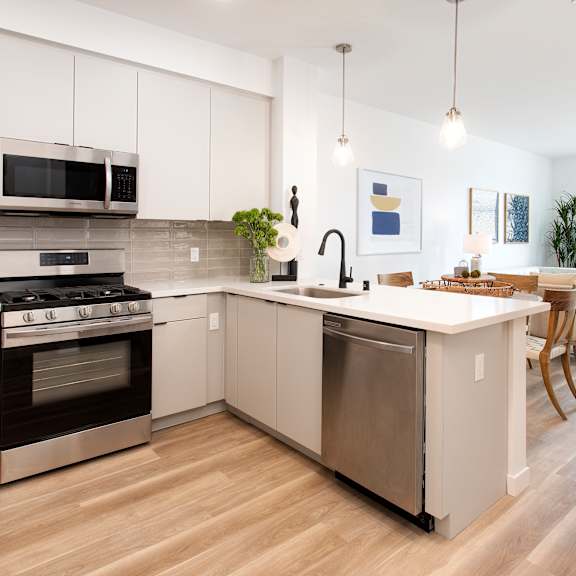 kitchen appliances at the reserve la mirada, california