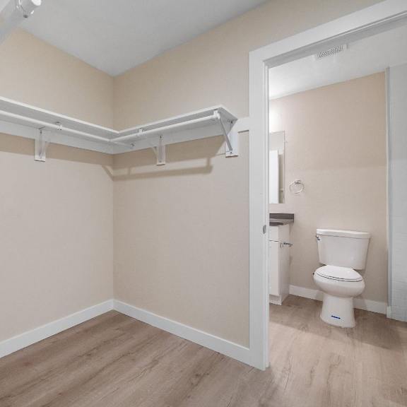 closet area at sunset cliffs apartments, vista