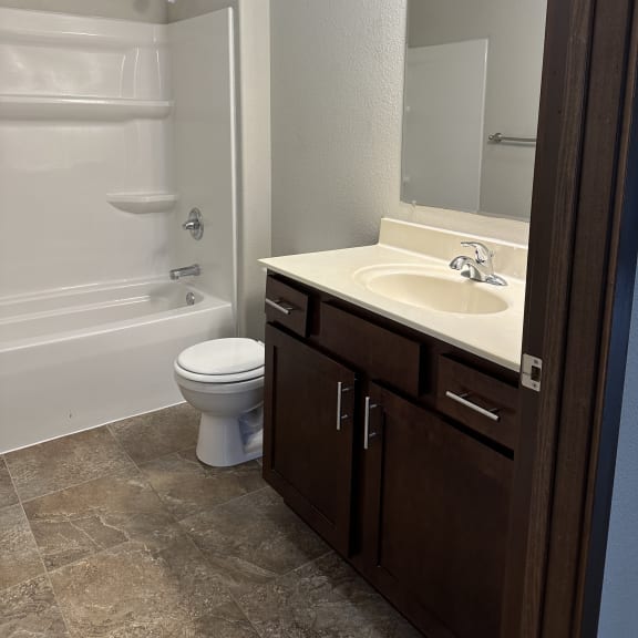 a bathroom with a toilet and a sink and a mirror