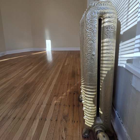 radiator heating at casa del rey apartments, portland, 97209