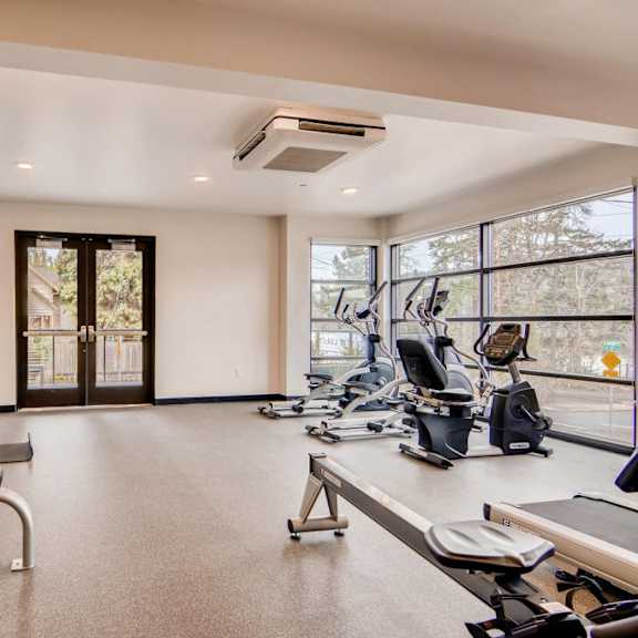 gym at holm at sellwood, portland oregon