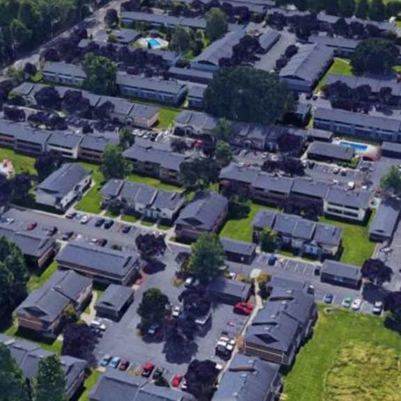 aerial view at alder creek apartments, vancouver, 98682