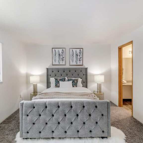 gorgeous bedroom at alder creek apartments, vancouver, 98682