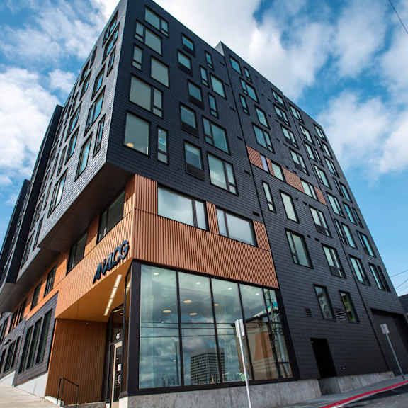 the building in which the hotel is located at analog tacoma, washington 98402