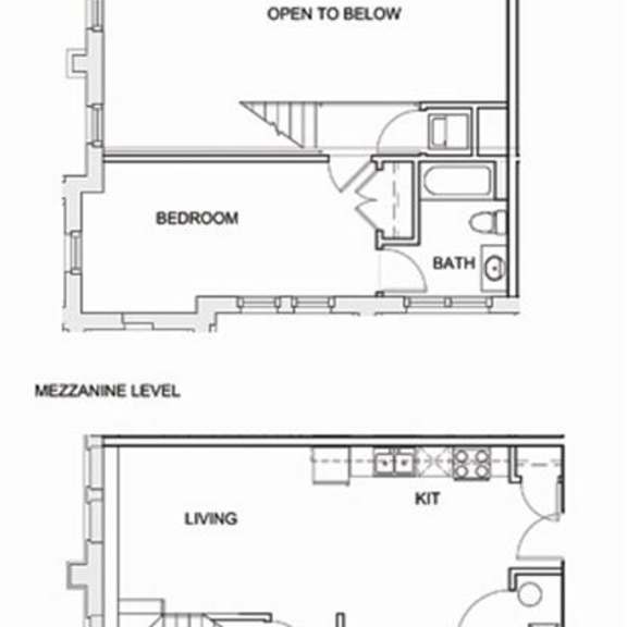 a drawing of a floor plan for a two-story home with a basement.
