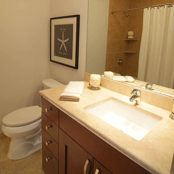 a bathroom with a sink and a toilet and a mirror