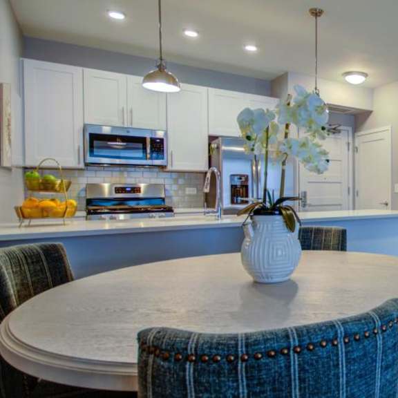 dining area at barrington 101, barrington, illinois