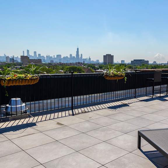 city views in shared community space 