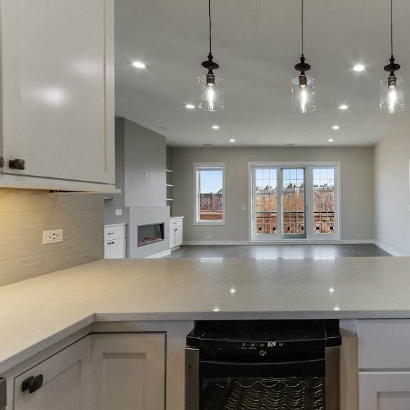 the kitchen is clean and ready for us to use