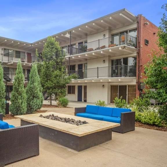 fire pit area at 1190 s bellaire st in denver, co