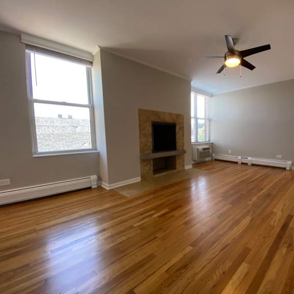 gorgeous hardwood flooring - one bedroom