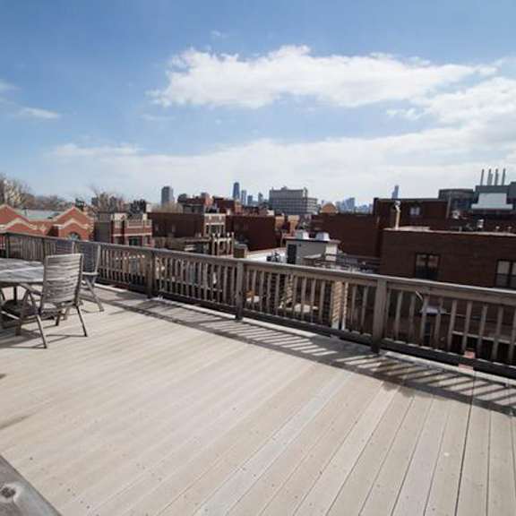 rooftop patio with impressive views