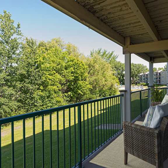 balcony and patio at pheasant park apartments, minnesota