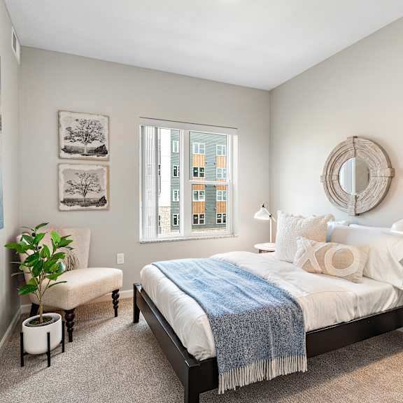 gorgeous bedroom at decatur landing i & ii, brooklyn park, mn