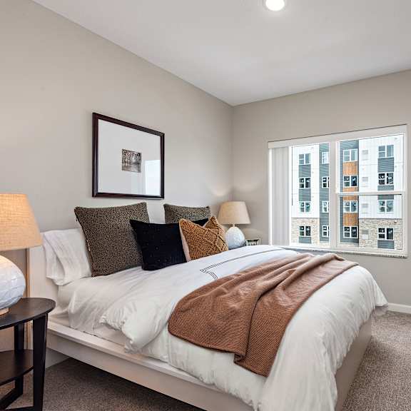 large bedroom at decatur landing i & ii, brooklyn park, mn