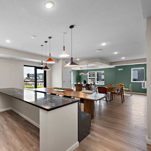 community room at decatur landing i & ii, brooklyn park, 55445