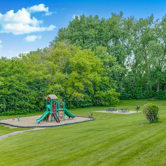 play area at pheasant park apartments, new hope, minnesota