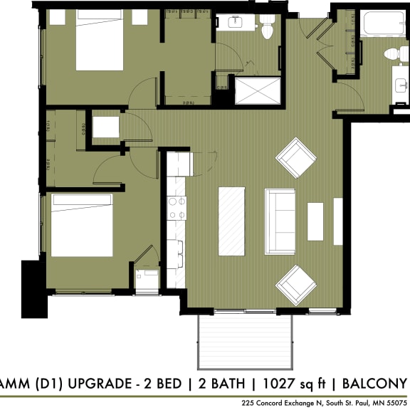 Thumbnail 1 of 2 floor plan of the upper level of the house
