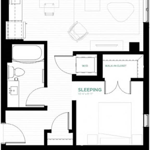 Thumbnail 2 of 2 Juniper Floor Plan at Viridium Apartments, Minnesota
