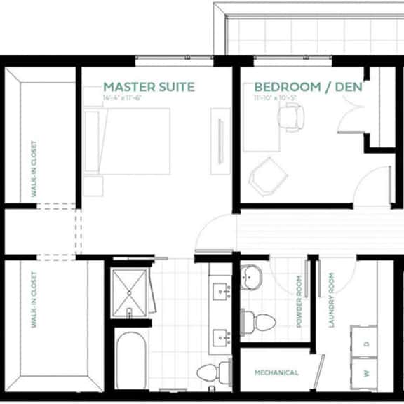 Thumbnail 1 of 2 Opal Floor Plan at Viridium Apartments, Minneapolis, MN