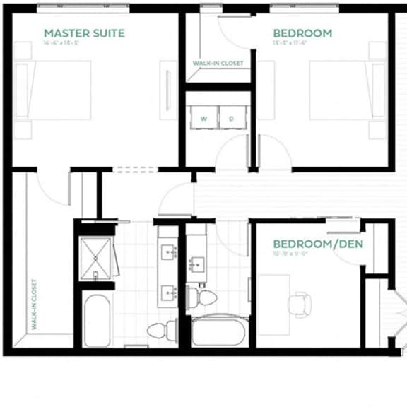 Thumbnail 1 of 12 Steel Floor Plan at Viridium Apartments, Minnesota, 55401