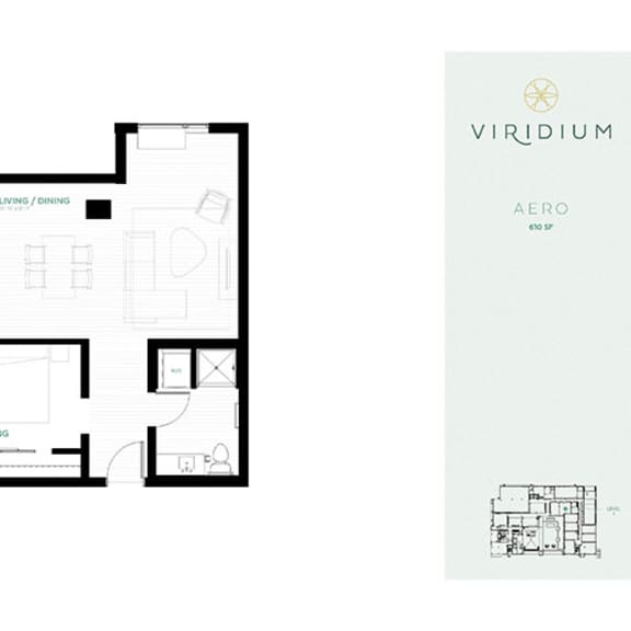Thumbnail 2 of 2 Aero Floor Plan at Viridium Apartments, Minneapolis, MN