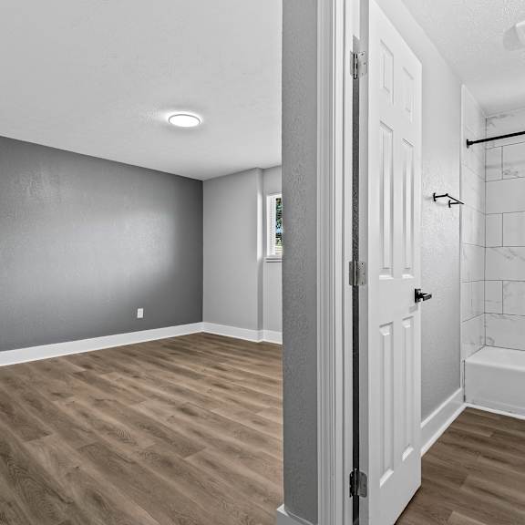 bedroom with bathroom at serenity place central, tallahassee, fl, 32304