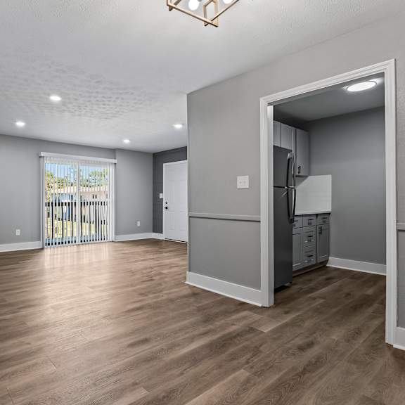 living area with balcony at serenity place central, florida, 32304