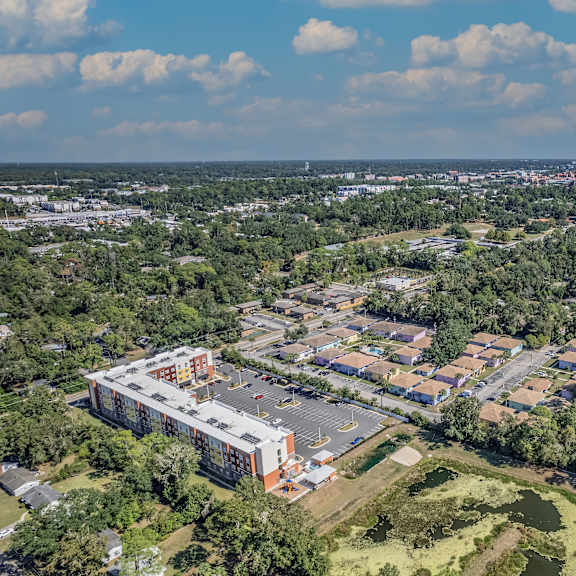 aerial community view at serenity place central, tallahassee, florida