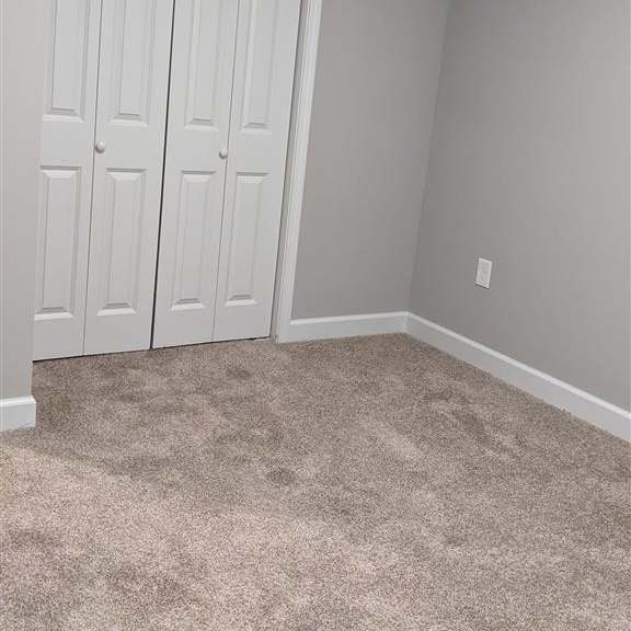a room with a closets