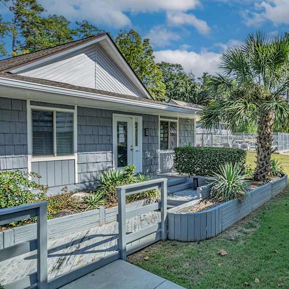 outdoor green landscape at the sanctuary, florida