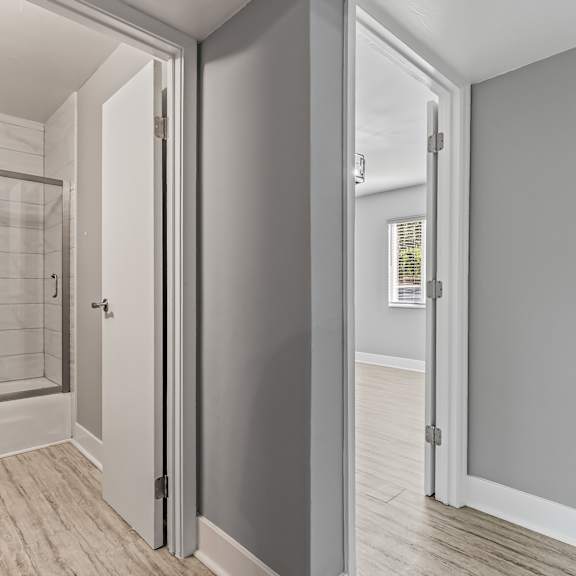 hallway to bathroom at the sanctuary, florida, 32304
