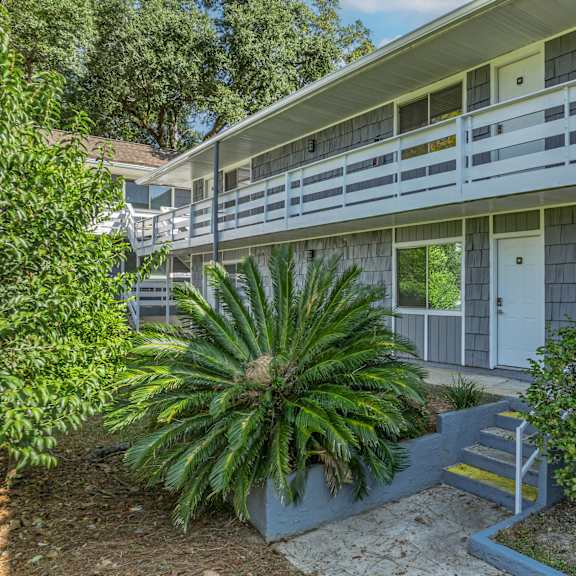 exterior view with balcony at the sanctuary, tallahassee, fl
