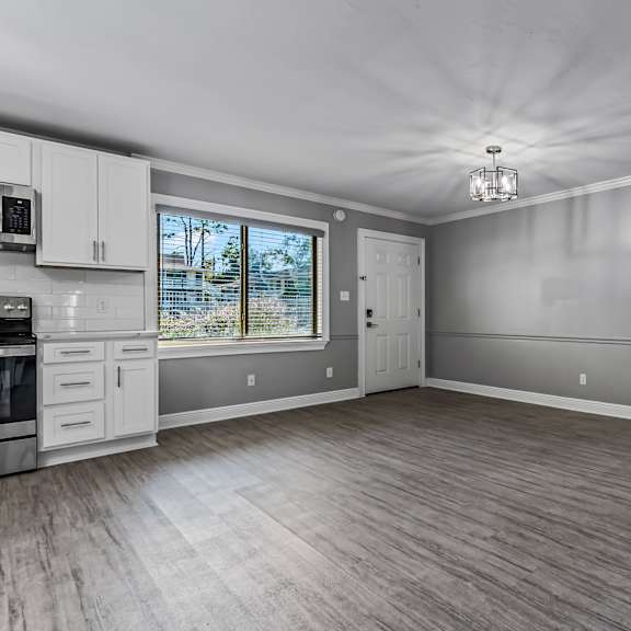 kitchen and living area at the sanctuary, florida