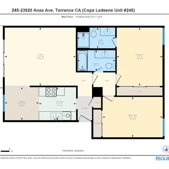 Thumbnail 2 of 4 Unit 245 at Copa Ladeene Apartments, Torrance, CA 90505