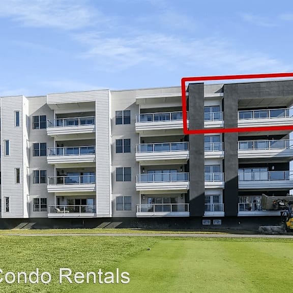 an image of an apartment building with a red circled around it