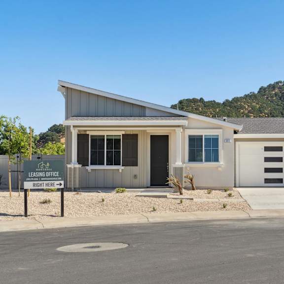 exterior of a house at montessa apartments, california