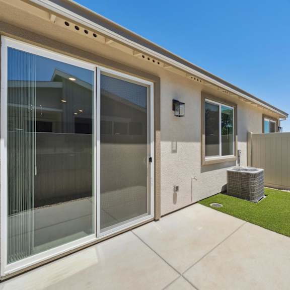 a house with a glass door at montessa apartments, vacaville, california