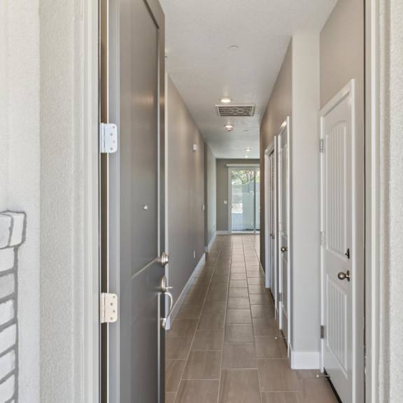 a long hallway at montessa apartments, vacaville, ca, 95687