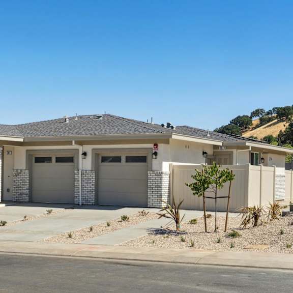 a modern house with garage at montessa apartments, vacaville
