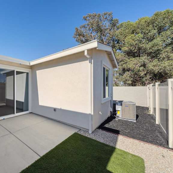 a house with white exterior at montessa apartments, vacaville, ca, 95687