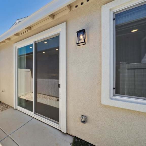  a modern house with small window at montessa apartments, vacaville, ca